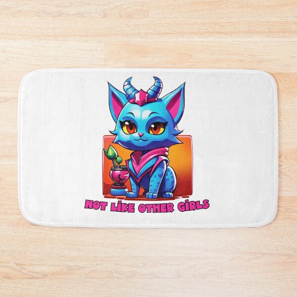 Item preview, Cute Retro Feline devil - Not like other girls designed and sold by ElLocoMus.