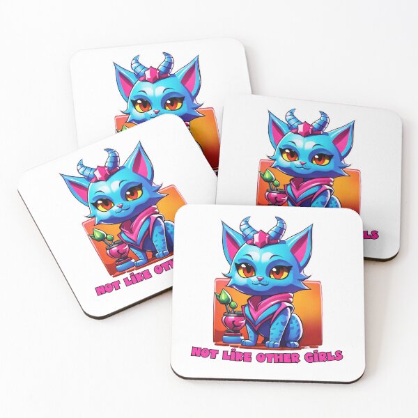 Item preview, Cute Retro Feline devil - Not like other girls designed and sold by ElLocoMus.