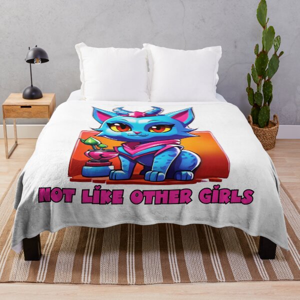 Item preview, Cute Retro Feline devil - Not like other girls designed and sold by ElLocoMus.