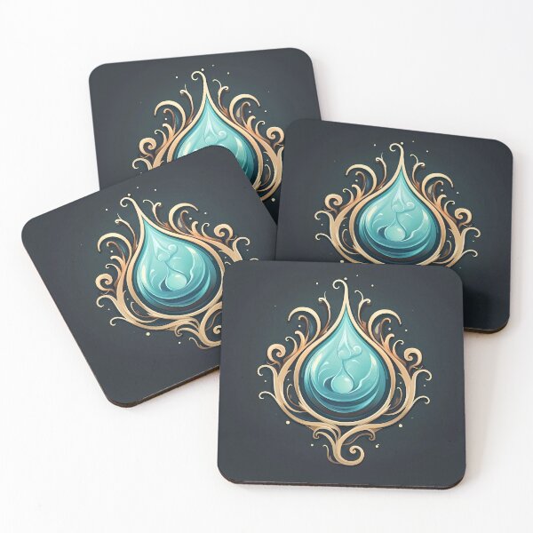 Item preview, "Liquid Luxury: Purified Water Print" designed and sold by Art-Vortex-fr.