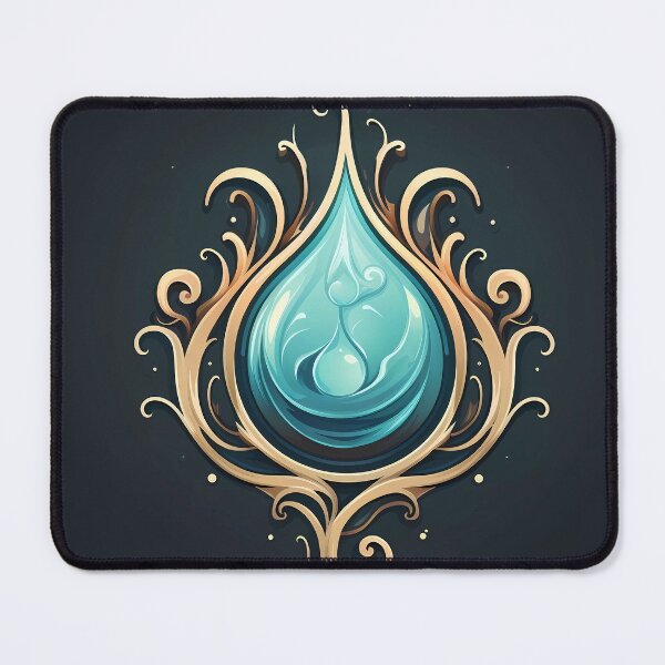 Item preview, "Liquid Luxury: Purified Water Print" designed and sold by Art-Vortex-fr.