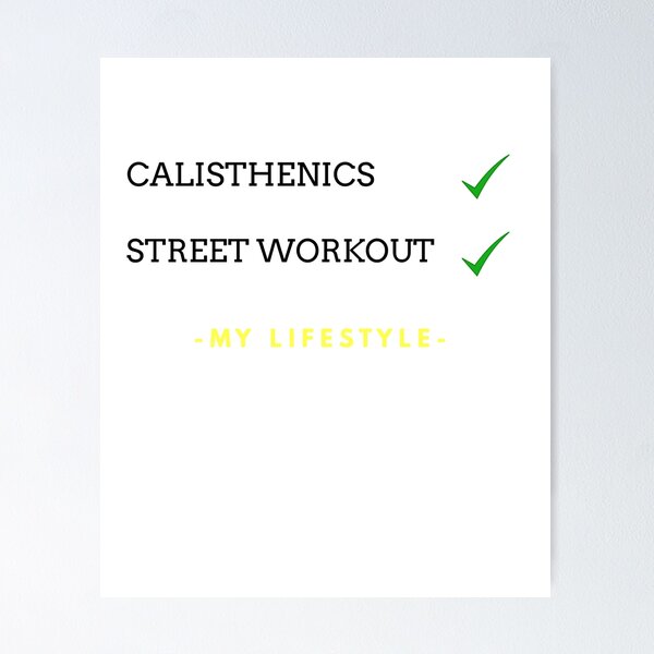 Artikelvorschau, Calisthenics ist mein Lebensstil-Entwurfs-T-Shirt entworfen und verkauft von Stefanoprince84.