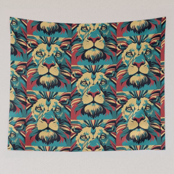 Item preview, Lion head, Vintage ArtworkNº17G designed and sold by Bauani.