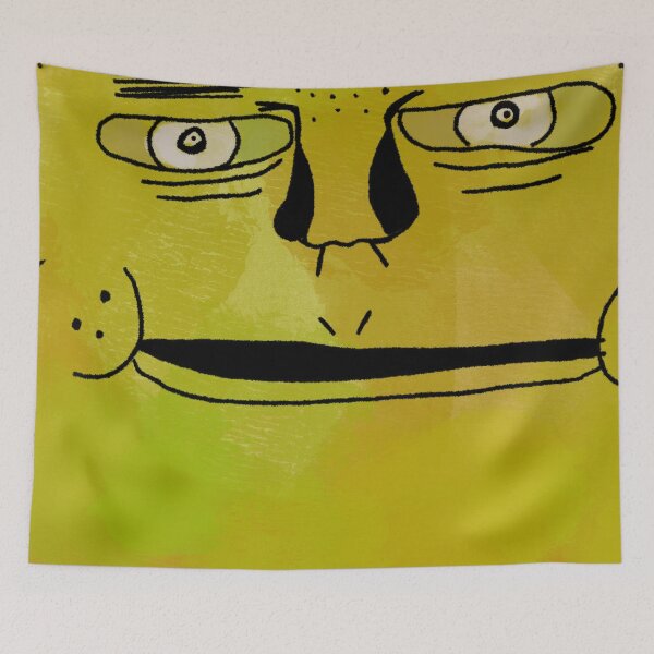Item preview, A Kinda Horrifying (But totally PG) Close Up Ogre Head designed and sold by OnlyMildlyLost.