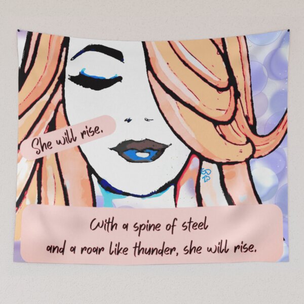 Item preview, She Will Rise with a Roar Like Thunder  designed and sold by gleefulme.