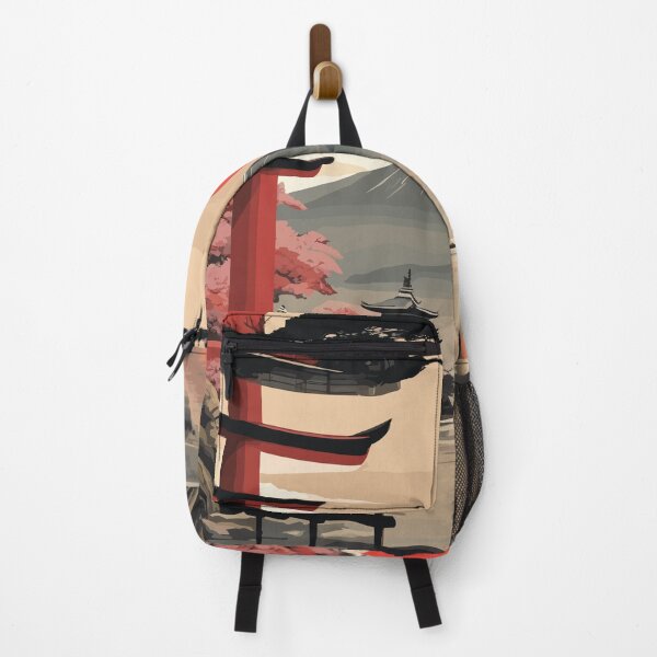 Item preview, A Japanese landscape with a red sun and a mountain designed and sold by Morleyy.