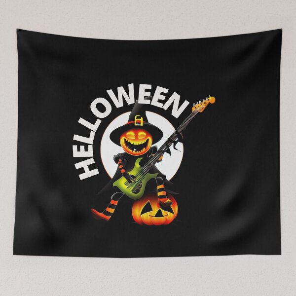 Item preview, pumpkin playing bass guitar designed and sold by PolishBrand.