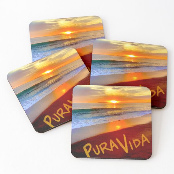 Item preview, Pura Vida beach sunset designed and sold by Catherine Harrison.