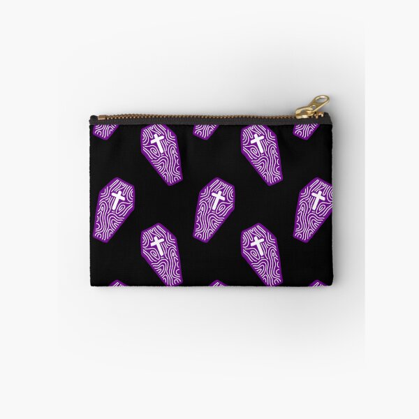 Item preview, halloween coffin cross grave purple  designed and sold by Gossip Rag.