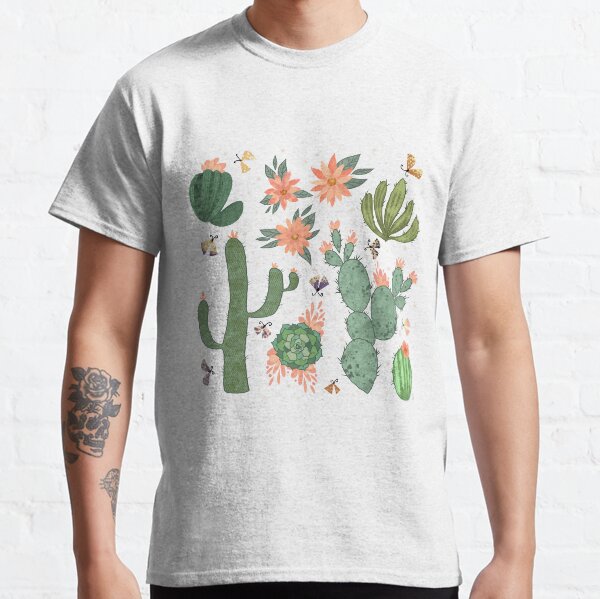 Succulents in Grey Classic T-Shirt