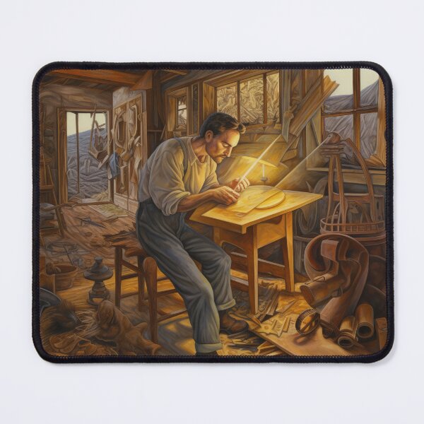 Item preview, Man at Work Early Morning designed and sold by YoPedro.