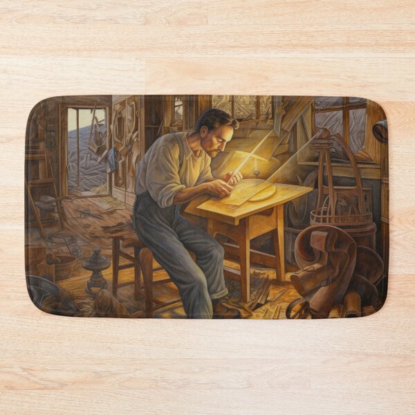 Item preview, Man at Work Early Morning designed and sold by YoPedro.