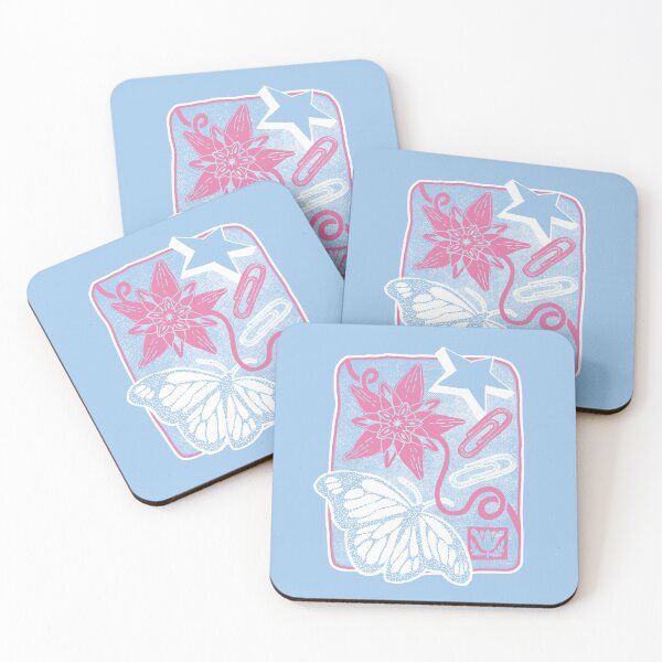 Item preview, Flowers and Butterflies, String and Paperclips Composition designed and sold by whichmoss.