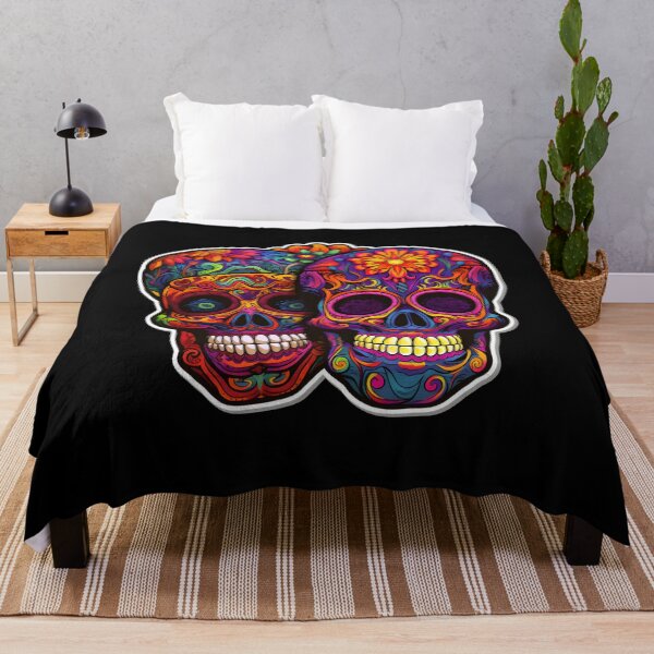 Item preview, Trippy Mexican Skulls: Psychedelic Traditional Delights designed and sold by Mr.Psychedelia.