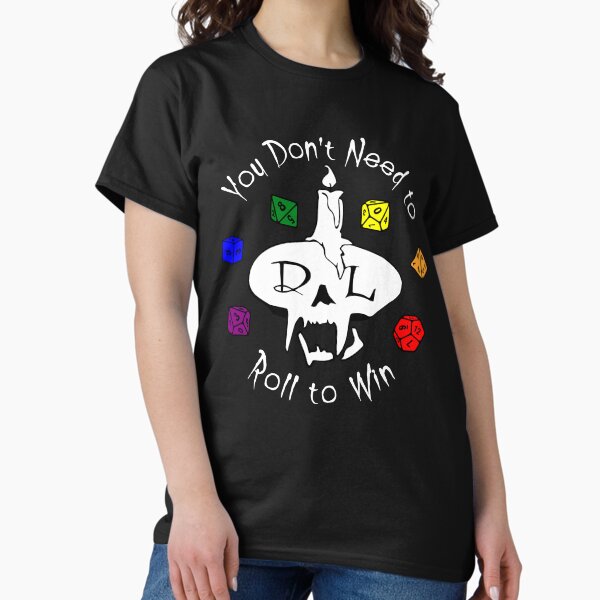 DreadLore Skull Pride - with words - black lettering with outline Classic T-Shirt