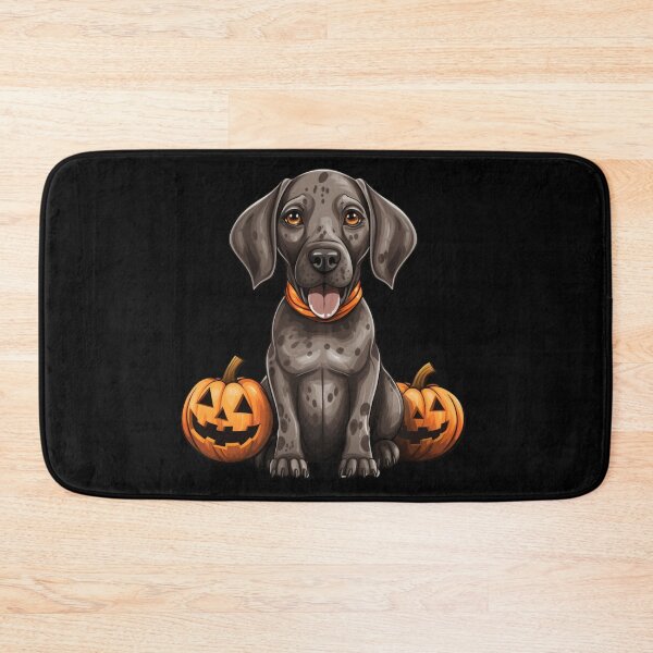 Item preview, Shorthair German Pointer with Pumpkin Halloween designed and sold by ArtFromBeyond.