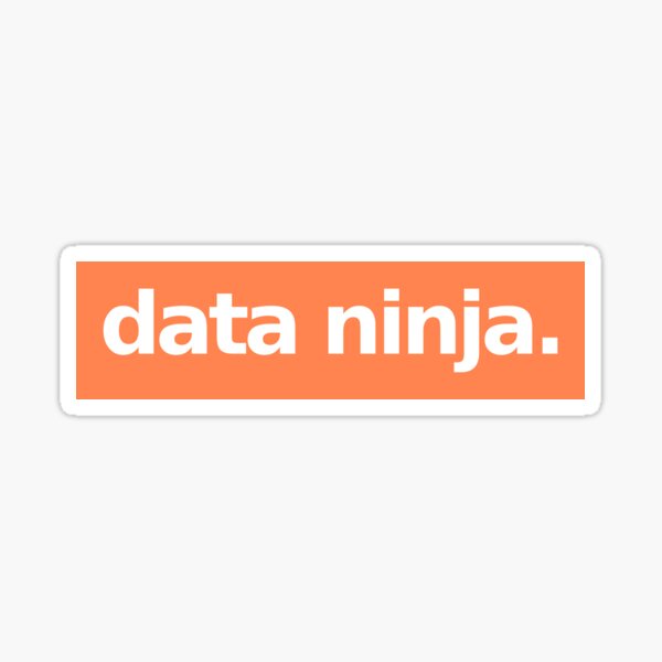 Data Ninja - Orange Sticker