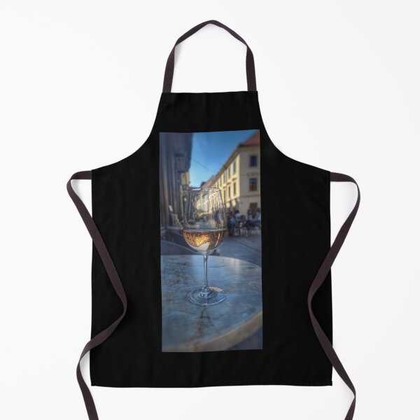 Item preview, Reflective City View in Wine Glass (Bratislava, Slovakia) designed and sold by AGLeArt.