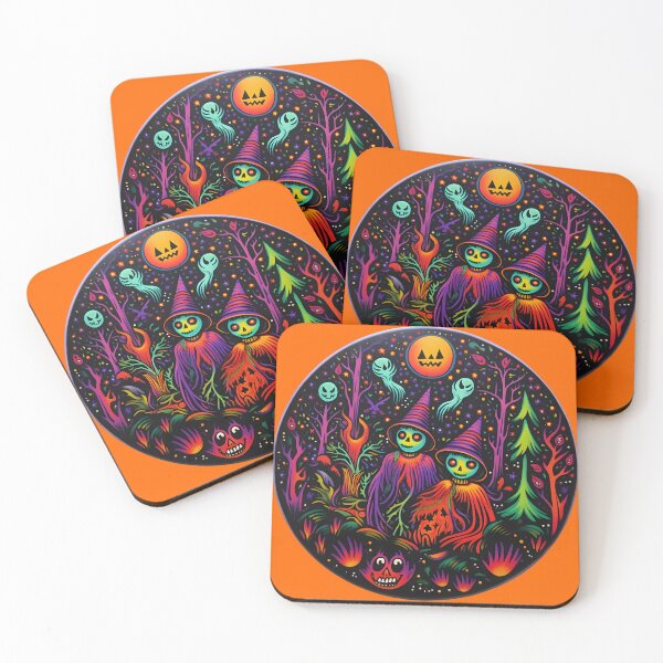Item preview, Witch Coven Gathering: Psychedelic Halloween Spellcast designed and sold by Mr.Psychedelia.