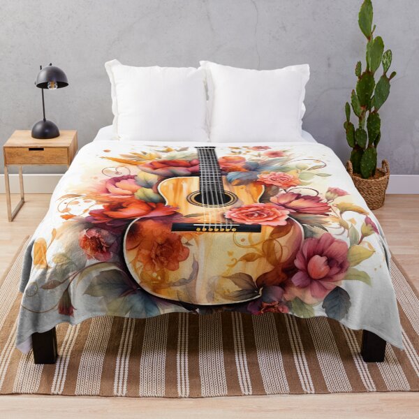 Item preview, abstract watercolor guitar digital art designed and sold by dcrc.