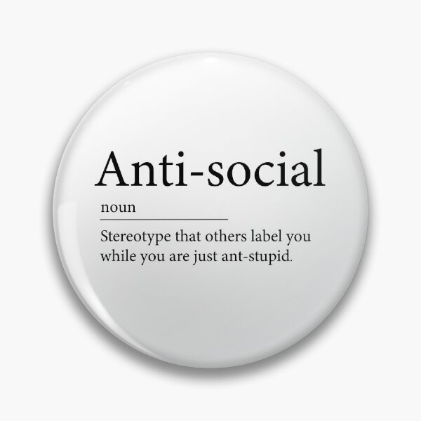 Item preview, Anti-social designed and sold by charlotte-print.