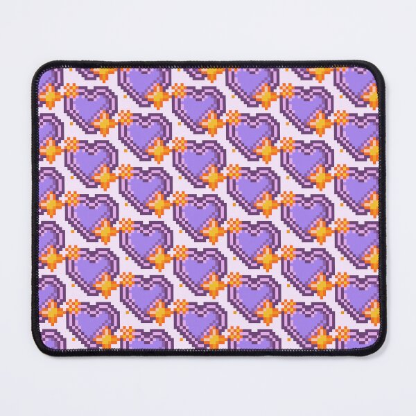 Item preview, Purple Pixel Heart Cute Kawaii Pixel Heart Sparkles designed and sold by HayleeDesigns.