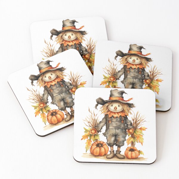 Item preview, Watercolor cute Scarecrow illustration designed and sold by ZAHARIA DANIELA.