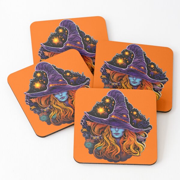 Item preview, Witching Hour Reverie: Surreal Spellcaster for Halloween designed and sold by Mr.Psychedelia.