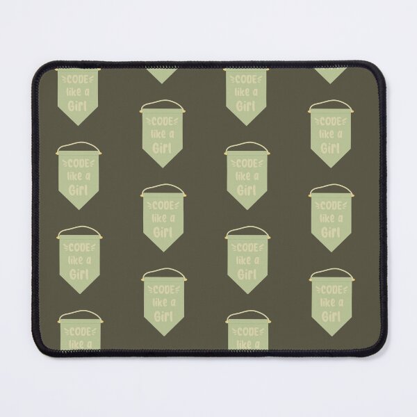 Item preview, Code Like a Girl Aesthetic Banner Green designed and sold by TheEclecticKat.