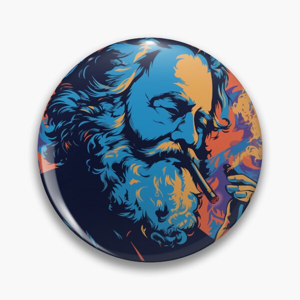 Artikelvorschau, Karl Marx raucht einen Joint, ArtworkNº2D entworfen und verkauft von Bauani.