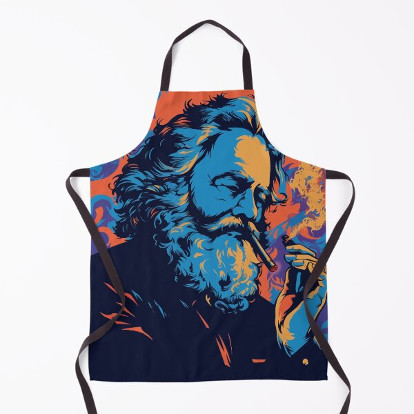 Artikelvorschau, Karl Marx raucht einen Joint, ArtworkNº2D entworfen und verkauft von Bauani.