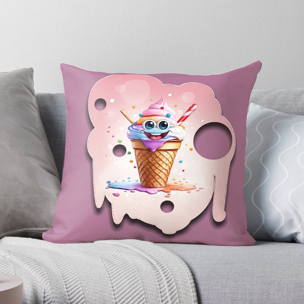 iScream Mini Classic Donut Dessert Pillow