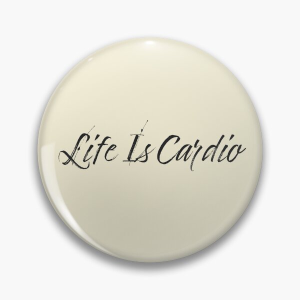 Item preview, Life Is Cardio - Soft Cream Background designed and sold by Daniel-DL.