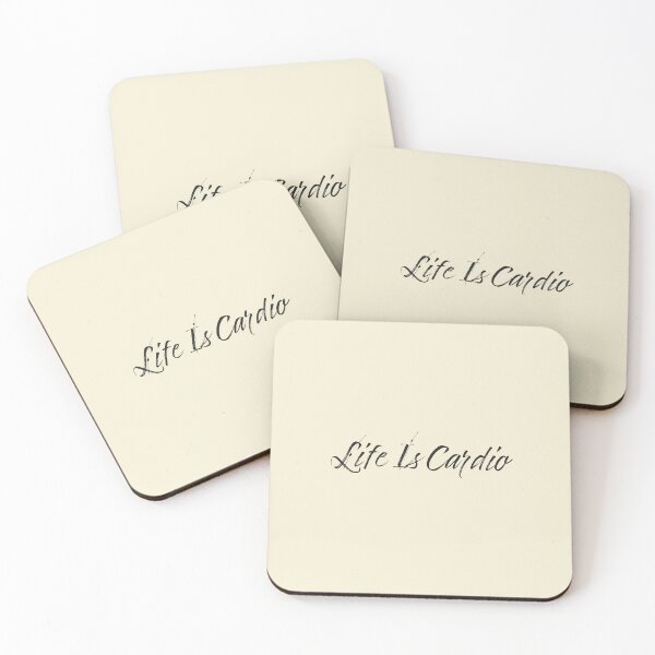 Item preview, Life Is Cardio - Soft Cream Background designed and sold by Daniel-DL.