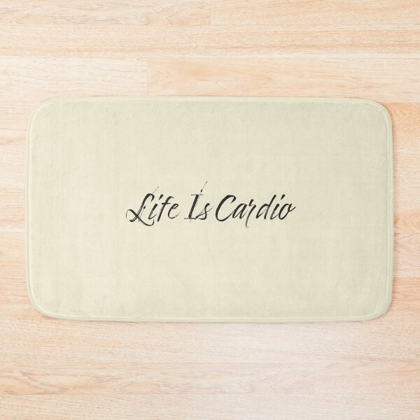 Item preview, Life Is Cardio - Soft Cream Background designed and sold by Daniel-DL.
