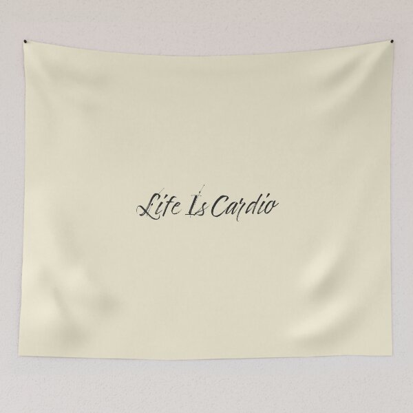 Item preview, Life Is Cardio - Soft Cream Background designed and sold by Daniel-DL.