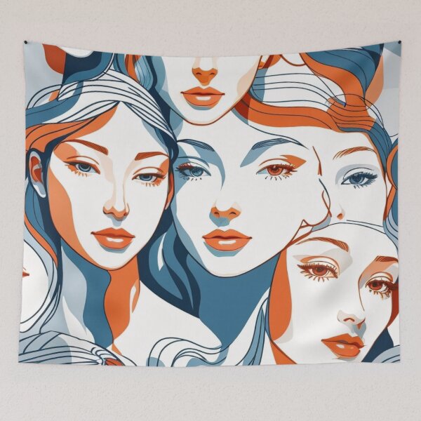 Item preview, Beautiful women pattern designed and sold by GalileoSDesigns.