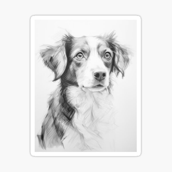 Artikel-Vorschau von Hundeskizze, designt und verkauft von magicartjourney.