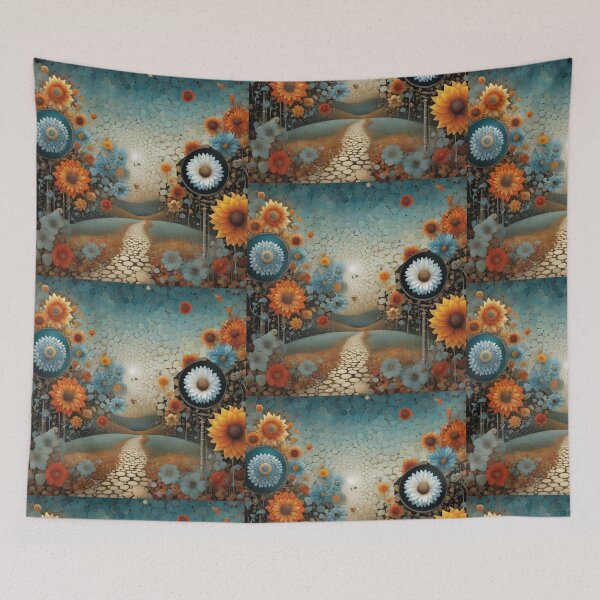 Item preview, Autumn Fall Fantasy Field of Flowers designed and sold by DigiDesignArt.