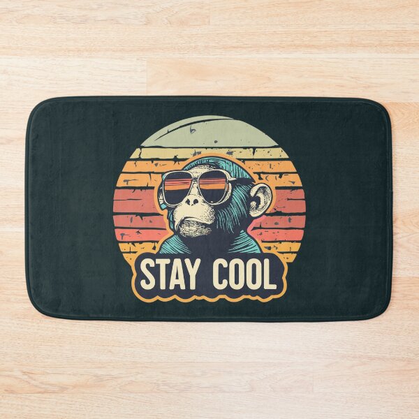 Item preview, Stay cool: vintage chimpanzee sunset designed and sold by ARVM.