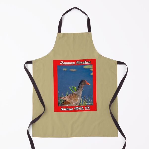 Item preview, For The Bird Lover In You: Common Moorhen, Anahuac NWR, Texas designed and sold by MoreEZUSA-Here.