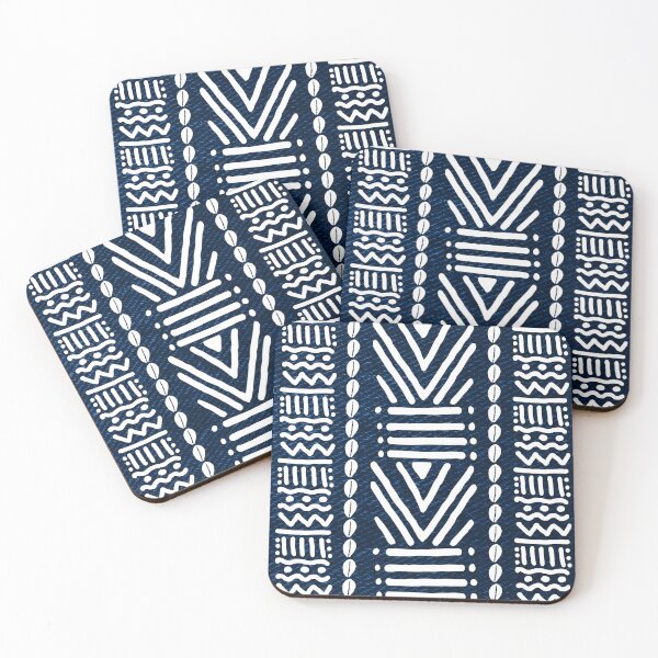 Item preview, Diseño bogolan de mezclilla africana designed and sold by funkyvibes.
