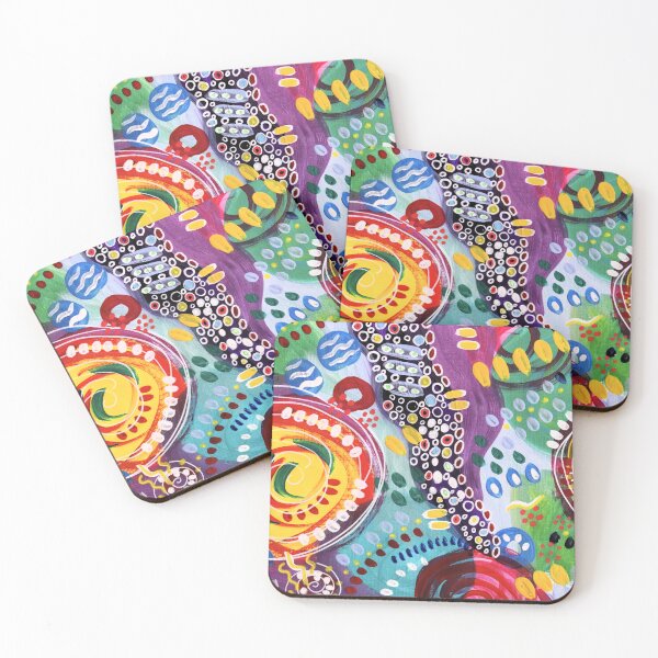 Item preview, Stepping Stones Purple designed and sold by Annette Kavney Art.