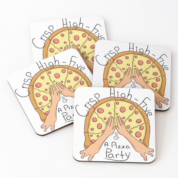Item preview, A Crisp High five and a Pizza Party designed and sold by Rougetango.