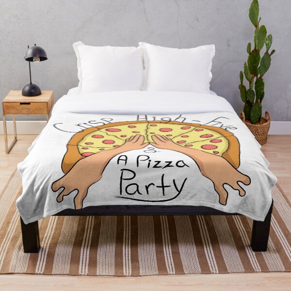 Aperçu de l'œuvre Un high five croustillant et une soirée pizza créée et vendue par Rougetango.