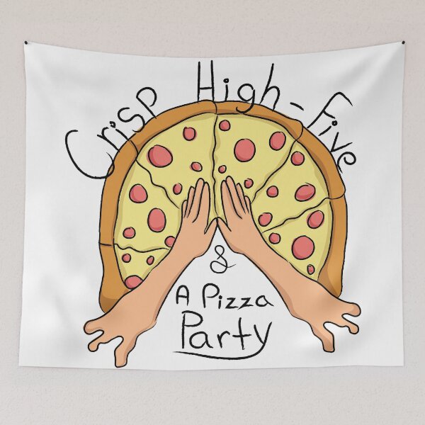 Item preview, A Crisp High five and a Pizza Party designed and sold by Rougetango.