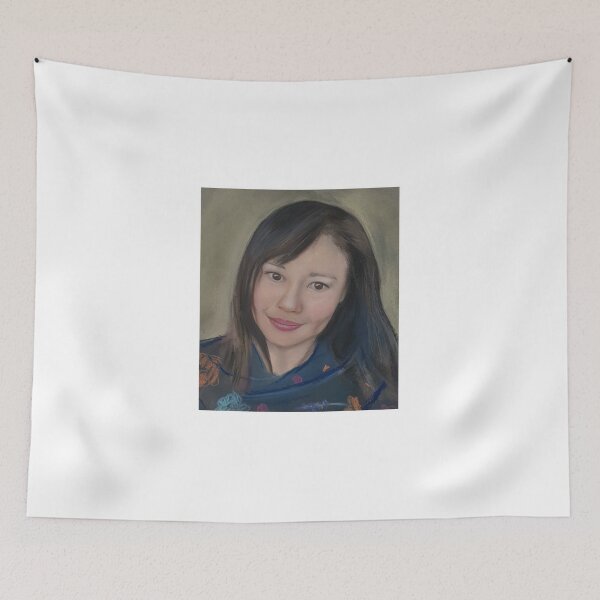 Item preview, A self portrait soft pastel drawing designed and sold by JessicaKeegan.