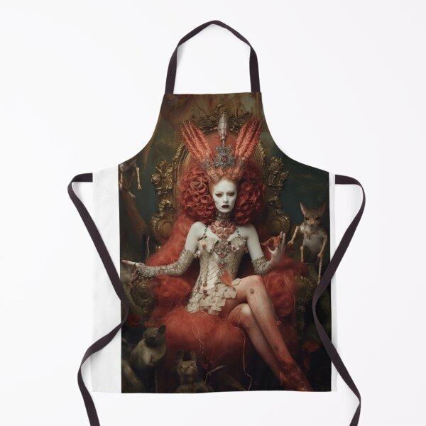 Item preview, Surrealism an elegant lady creature art hybrid art furry anthropomorphic whimsical designed and sold by Baba Yaga's Cards.