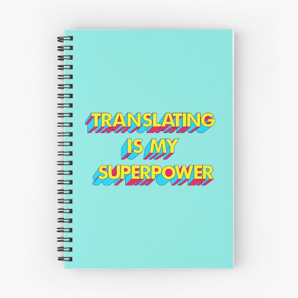 Item preview, Translating is my Superpower Yellow Comic Font designed and sold by Neeshki.