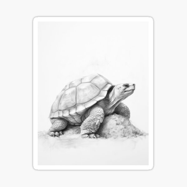 Artikel-Vorschau von Schildkrötenskizze, designt und verkauft von magicartjourney.